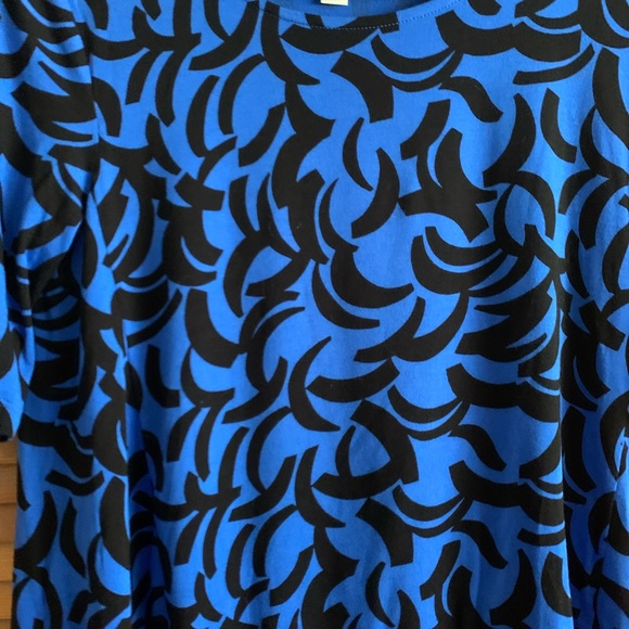 Dana Buchanan High Low Elbow Length Rayon Top, Sz. M - Gently Used - Picture 4 of 7